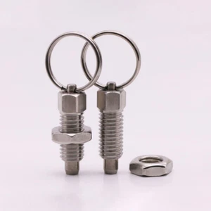 Pull Ring Knob Plunger / Spring Positioning Lock Pin/Hand Ring Indexing Pin - Picture 1 of 20
