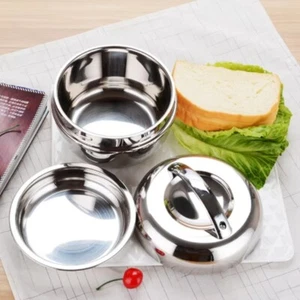 Food Storage Container Double Layer Thermal Lunch Box Tableware Bowl - Picture 1 of 12