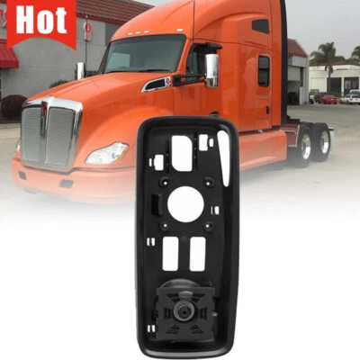 Cubierta de marco de espejo retrovisor de puerta lado derecho apto para Kenworth T680 T880 W990 2013-2020 Foto 1 de 4