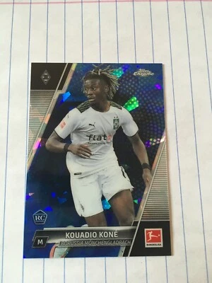 Kouadio Kone 2021-22 Topps Chrome Bundesliga Sapphire #78 Rookie RC - Image 1 of 2