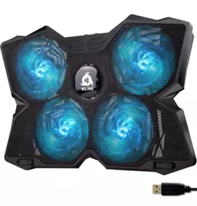 KLIM Wind Laptop Cooling Pad - 4 Lüfter bei 1200 U/min USB Lüfter - RGB - Bild 1 von 14
