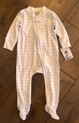 Магнолия Baby «Маленький брат» напечатано молнии Footie размер 6 м новый с ярлыками - Изображение 1 из 4