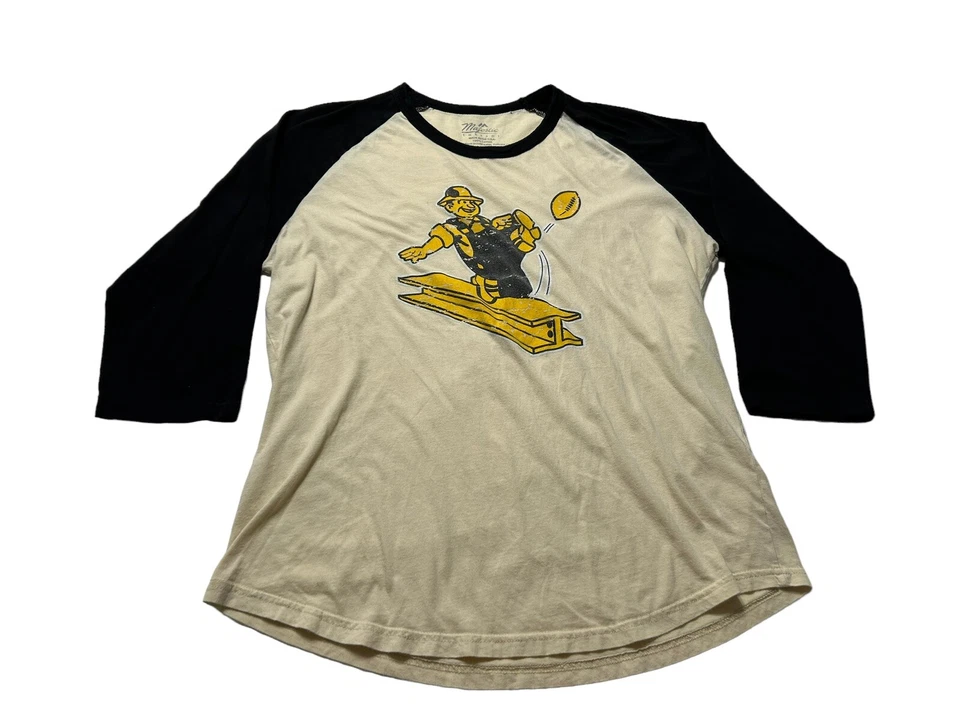 NFL Pittsburgh Steelers Majestic Threads Gridiron Classics T-Shirt Adult Large L - Image 1 of 4