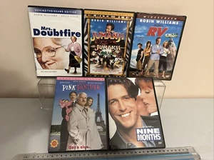 5 Comedy DVDs: Mrs. Doubtfire, Jumanji, RV, Nine Months, Pink Panther - Picture 1 of 14