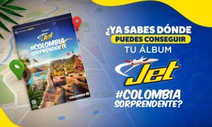 Kolumbianisches Schokoriegelalbum Jet Colombia Sorprendente NEU - Bild 1 von 2