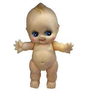 Kewpie Doll Blue Eyes Star Shaped Hands Side Looking Eyes Jointed Arms Legs VNTG - Picture 1 of 13