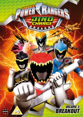 Power Rangers Dino Charge: Volume 3 - Breakout DVD (2017) Brennan Mejia cert PG - Image 1 of 2