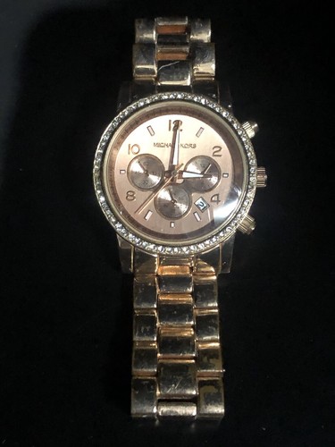 Michael Kors Orologio Donna Acciaio Inox Analogico Quadrante Rosa Quarzo