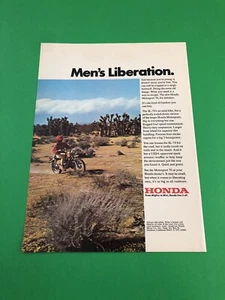 1971 1972 HONDA MOTOSPORT 70 SL-70 ORIGINAL PRINTED PRINT AD ADVERTISEMENT - Picture 1 of 1