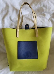 Okpta vegan leather tote bag reversible  - Picture 1 of 10