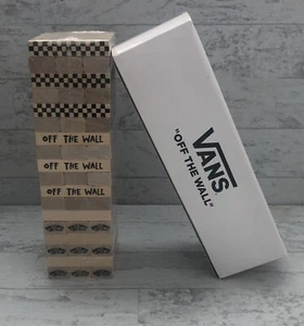 Vans Family Exclusive 54 Piece Jenga Wooden Blocks Stacking Game New Sealed - Picture 1 of 5