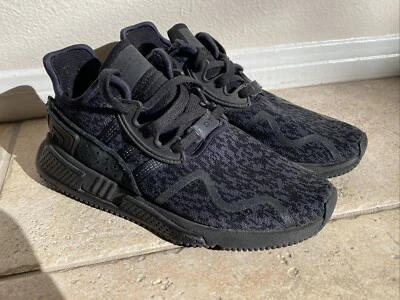 Adidas EQT Cushion ADV Sneakers Triple Black Men's 5.5 Running BY9507 - READ Foto 1 de 4