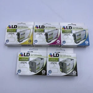 Lot Of 5 LD Ink Td252xl 120,220,320 & 420 2xBlack, Yellow, Magenta And Cyan New - Picture 1 of 2