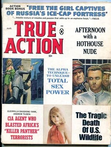 MAG: Revista True Action marzo 1969-CHARLES COPELAND-KUNSTLER--CIA G/VG - Imagen 1 de 1