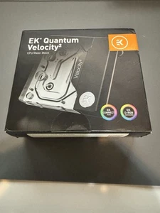 EK-Quantum velocity2 D-RGB AM4 Full Nickel CPU Wasserblock CPU Wasserblock - Bild 1 von 2
