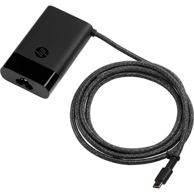 HP - USB-C 65W Laptop-Ladegerät, Schwarz - Bild 1 von 3