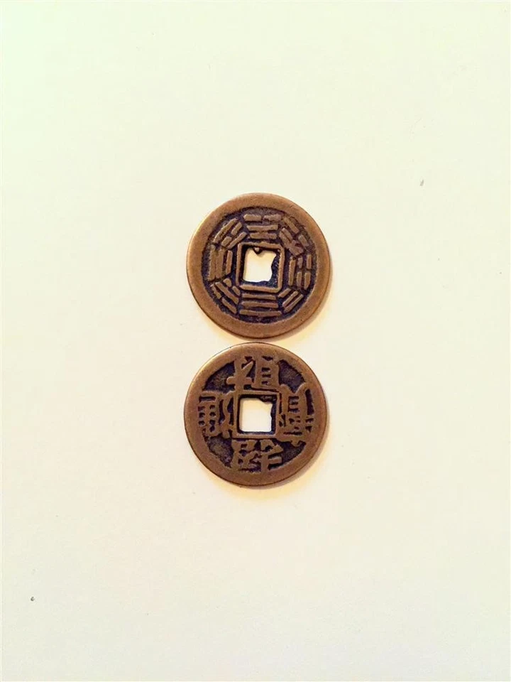 Münze chinesisch einzeln 2 5 Cm