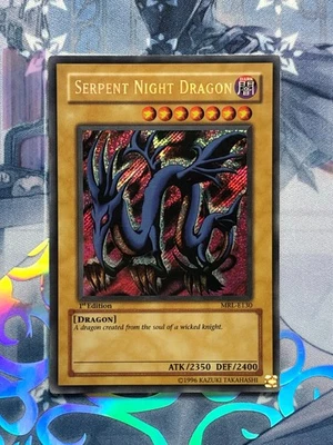 MRL-E130 Serpent Night Dragon Secret Rare 1st Edition Lightly Played YuGiOh TCG - Image 1 of 4