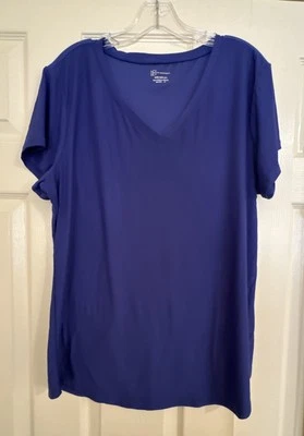 Women’s No Boundaries Plus SZ 3XL Blue Athletic T-Shirt  Lightweight Soft - Image 1 of 4