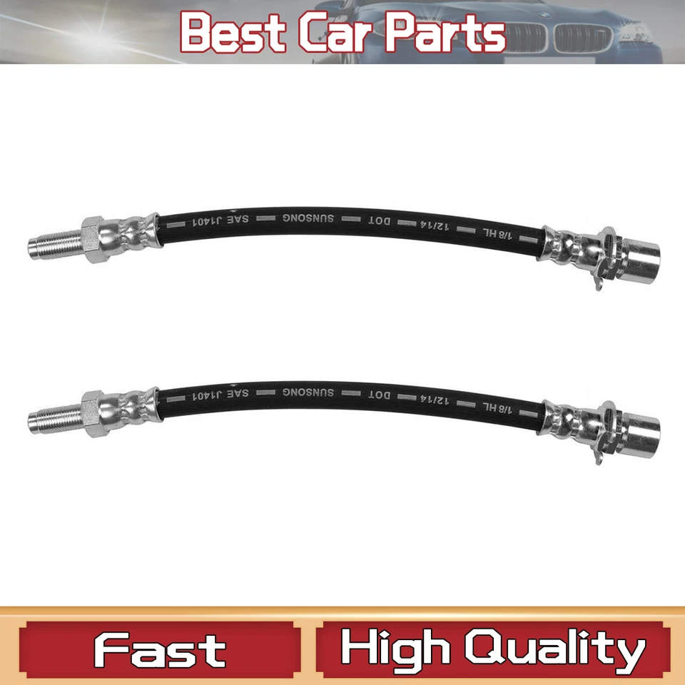 Conjunto de 2 mangueiras hidráulicas de freio traseiro Sunsong compatível com 2005-2007 Ford Five Hundred - Imagem 1 de 2