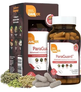 Zahler Paraguard Capsules Intestinal Flora Gut Health Supplement - 30 Count - Picture 1 of 6