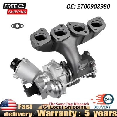 Turbo Turbocharger for Mercedes Benz GLA250 CLA250 A250 B250 2.0 RHF4 2700902980 Foto 1 de 4