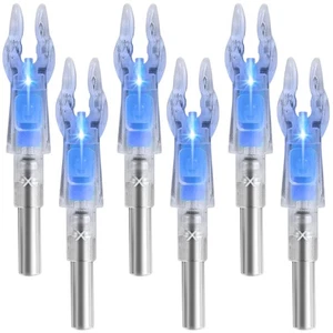 6 PIEZAS X Leves Iluminadas para Flechas con .204 .233 .244 .246 Diámetro Interior con... - Imagen 1 de 6