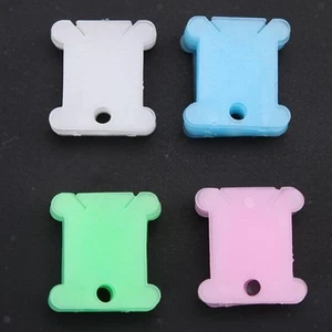 120pcs Thread Bobbins Stitch Embroidery Floss String Cord Craft Holder Organizer - Picture 1 of 20