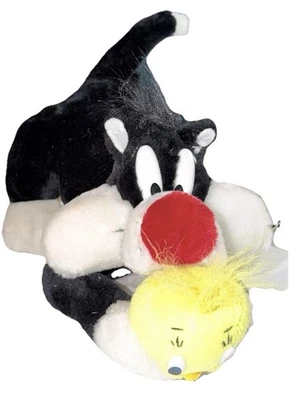 De colección Six Flags Silvestre y Piolín Pájaro 12” Peluche Looney Tunes S02 Foto 1 de 4