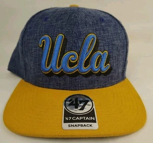 Mütze Kappe UCLA Bruins 47 Marke Snapback University Dad Herren Damen NCAA blau gelb - Bild 1 von 9
