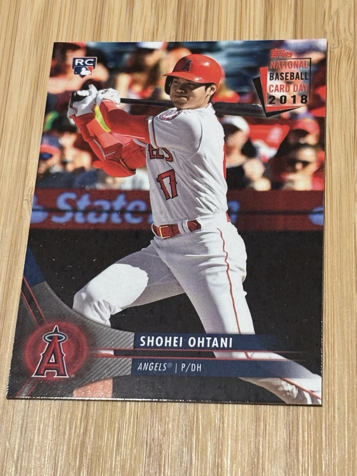 2018 Topps - National Card Day MINT ROOKIE Shohei Ohtani - Angels, Japan & LA - Image 1 of 2