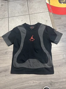 Air Jordan X Off-White 2020 T-Shirt Asia Sizing Black Red Size Small cv0657-010 - Picture 1 of 8