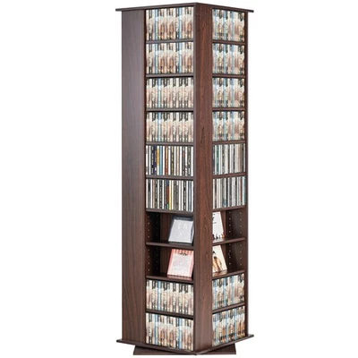 Uimoso Media Storage Cabinet 4-12 Layers Adjustable DVD Shelves 240-1080 CDs - Image 1 of 2