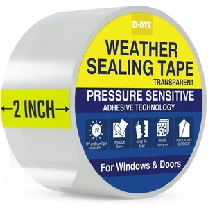 Window Sealing Tape 1 Pack Transparent Sealing Heavy-Duty Residue-Free RV Ins... - Picture 1 of 6