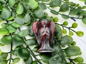 Bloodstone angel - 1.5" bloodstone guardian angel - bloodstone crystal angel - Picture 1 of 10