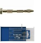 Pin Vice Drill Set 21pc Mini Tiny Micro HSS Twist Bits 0.3-1.6mm Hand Tool Vise