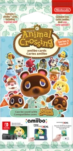 Animal Crossing Amiibo Cards (Series 5) - genuine single pack of 3 real cards - Picture 1 of 1