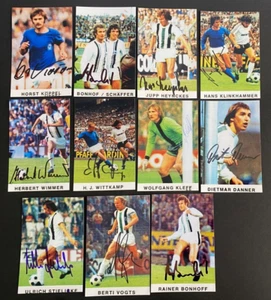 Borussia Mönchengladbach 1975/76 Konvolut signed 11 Fotos 10x15 Autogramme (104) - Picture 1 of 1