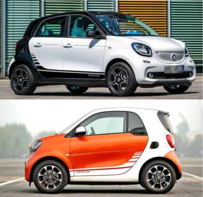 Car Door Side Skirt Stripe For Smart Fortwo Forfour Racing Sport Edition Sticker — 第 1/4 张图片