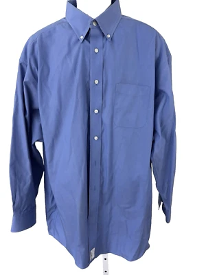 CAMISETA Roundtree & Yorke Gold Label para hombre talla 18 35 azul años 80 sin punta de hierro Foto 1 de 4