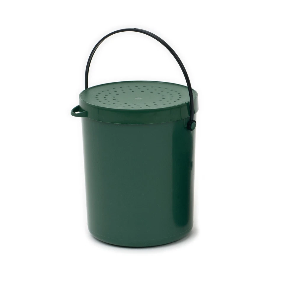 Wurmbehälter 1 ltr. Köderdose Angelwürmer Köderdose Wurmdose Madendose Angelbox - Bild 1 von 1