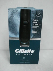 GILLETTE BY BRAUN INTIM (5544) WASSERDICHTER SCHAMHAARTRIMMER *NEU* - Bild 1 von 7