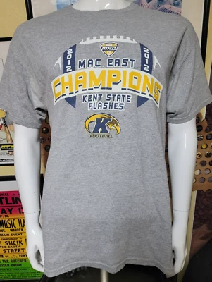 Kent State University Golden Flashes Football 2012 MAC Champions T Shirt Large - Image 1 of 3