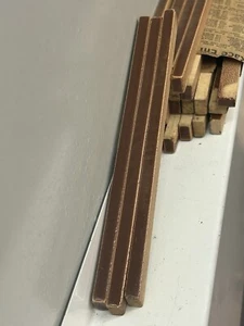 Original 1940’s-1950’s Dark Brown Romany 1/4” x 6” RARE Pencil Liner Tiles - Picture 1 of 4