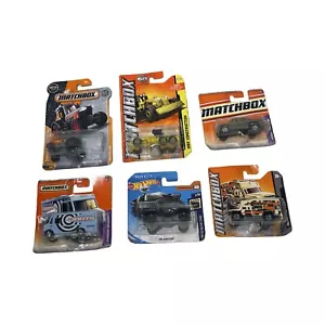 Joblot 6 Vintage Carded Matchbox And Hot Wheels Diecast Cars NEW - Picture 1 of 13