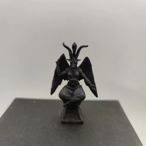 Black Brass Bronze Sheep Head Death Reaper Statue Figurine Ornaments HUI00030 - Picture 1 of 8