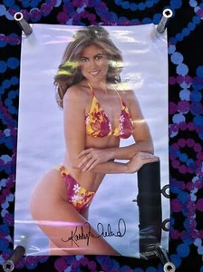 KATHY IRELAND 1997 Floral Poster Vintage Original 34X22" Rolled In Sleeve 1523 - Picture 1 of 6