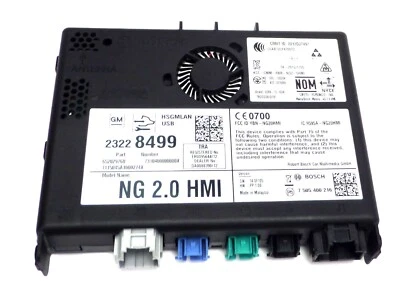 23228499 Módulo de control multimedia HMI sin navegación Cadillac Chevrolet GMC Foto 1 de 4