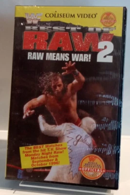 WWF WWE Best of RAW 2 - Raw means War! / VHS / neu in Folie / new factory sealed - Bild 1 von 4