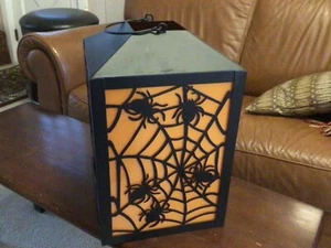 Martha Stewart Halloween Metal Lantern Grandin Road Rare - Picture 1 of 12